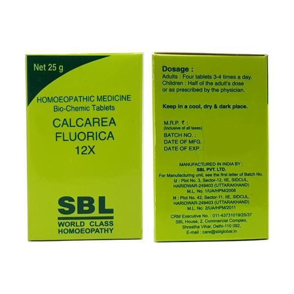 SBL-CALCAREA FLUORICA 12X(25g)